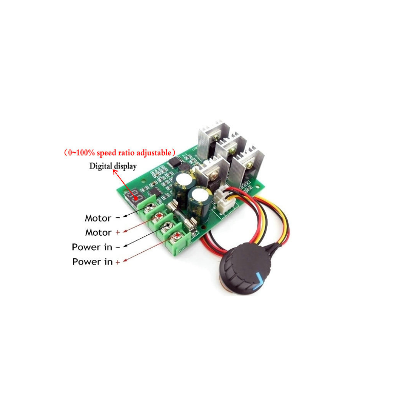 Controlador de Velocidad PWM 6V-60V 30A DC