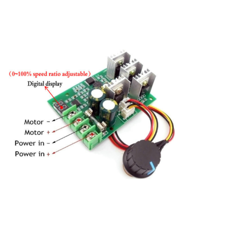 Controlador de Velocidad PWM 6V-60V 30A DC