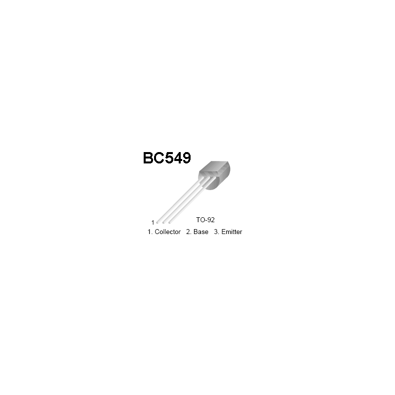 Transistor BC549 100mA 30V