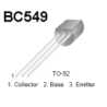 Transistor BC549 100mA 30V