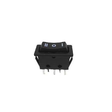 SWITCH BALANCIN KCD1 RECTANGULAR NEGRO ON-OFF-ON 125V 16A