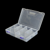 CAJA ORGANIZADORA TRANSPARENTE CON 10 COMPARTIMIENTOS 290x190x59mm