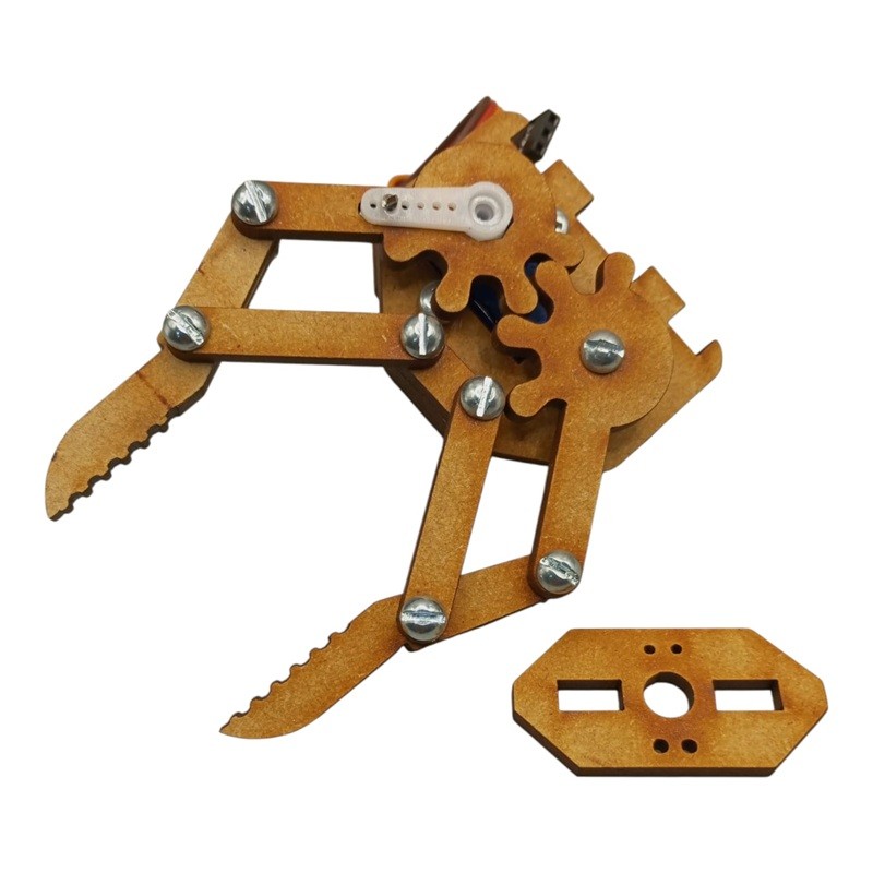 GRIPPER DE MDF CON SERVO SG90