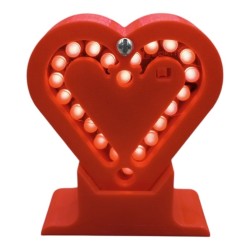 CARCASA DE CORAZON IMPRESA 3D