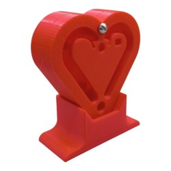 CARCASA DE CORAZON IMPRESA 3D