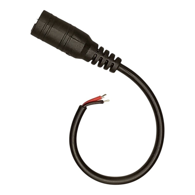 JACK CON CABLE CONECTOR HEMBRA PARA TIRA LED