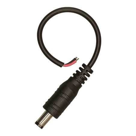 PLUG CON CONECTOR INVERTIDO MACHO PARA TIRA LED