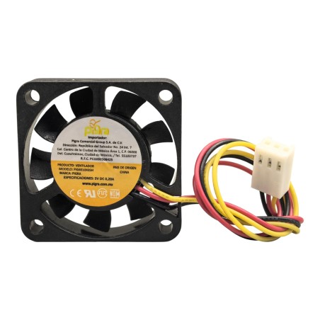 VENTILADOR PIGRA 40X40X10MM 5V