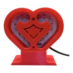 CARCASA CORAZON GALACTICO IMPRESA 3D