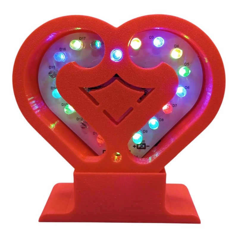 CARCASA CORAZON GALACTICO IMPRESA 3D