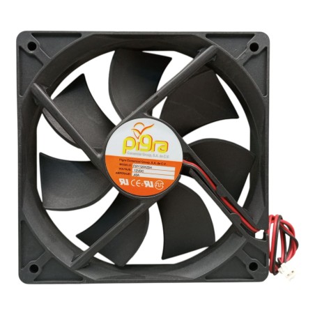 VENTILADOR PIGRA 120X120X25MM 12V