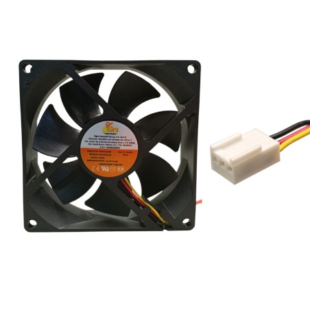 VENTILADOR PIGRA 90X90X25MM 12V