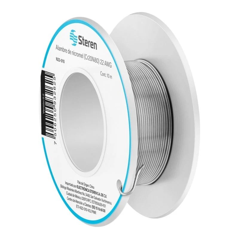 ALAMBRE NICROMEL (CR20NI80) 22 AWG