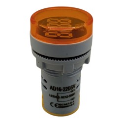 AD16-22DSV VOLTMETRO REDONDO AC 12-500 VCA