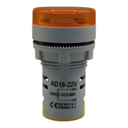 AD16-22DSV VOLTMETRO REDONDO DC 5-60 VCD