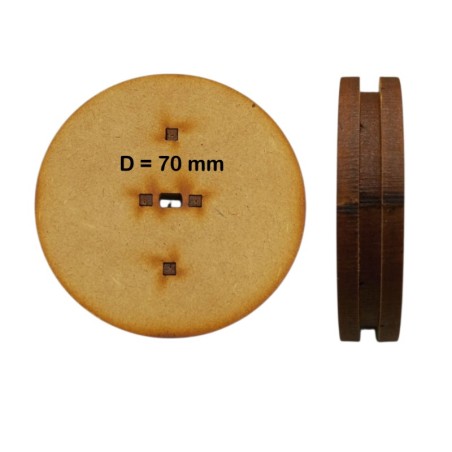 POLEA MDF MUESCA PARA MOTORREDUCTOR