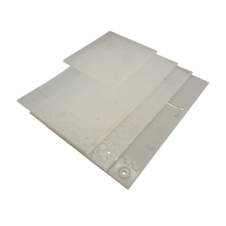 BRAZO ROBOTICO ACRILICO TRANSPARENTE (SOLO ESTRUCTURA)