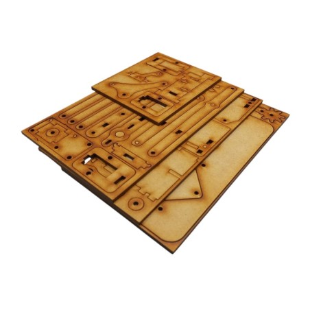 BRAZO ROBOTICO MDF (SOLO ESTRUCTURA)