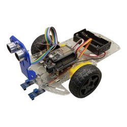 KIT SENSOR DE OBSTACULOS CON ULTRASONICO Y SEGUIDOR DE LINEA