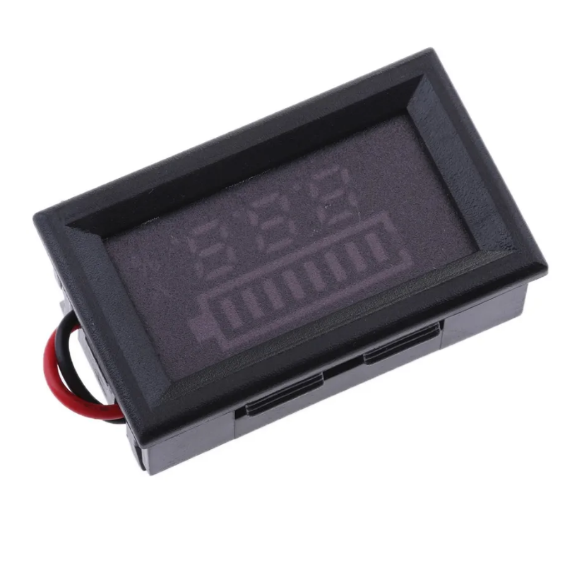 INDICADOR DE CARGA Y VOLTMETRO DIGITAL PARA BATERIAS 12-60 VDC