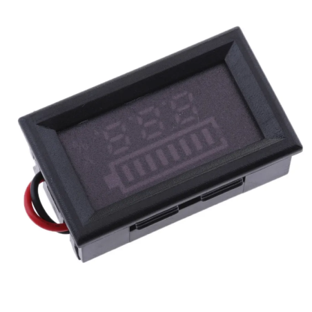 INDICADOR DE CARGA Y VOLTMETRO DIGITAL PARA BATERIAS 12-60 VDC