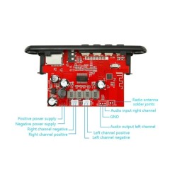 REPRODUCTOR MP3 BLUETOOTH CON AMPLIFICADOR 2x60W SN-BT120W