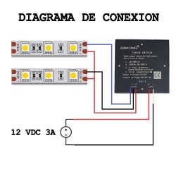 SENSOR TOUCH  ESPEJO 5 CABLES