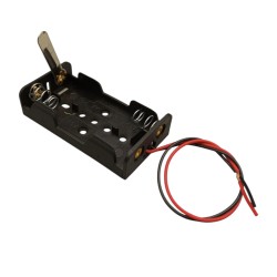 PORTA PILA AA CON SWITCH DE PALANCA