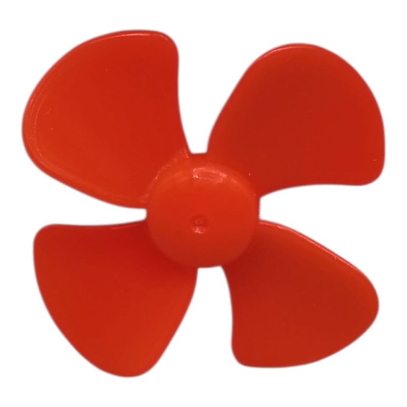 HELICE DE 4 ASPAS 45 MM PARA EJE DE 3MM