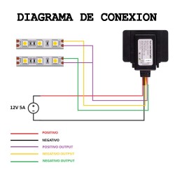 SENSOR TOUCH ESPEJO CONTROL SWITCH 12V