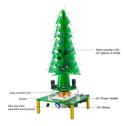 ARBOL DE NAVIDAD GIRATORIO PRACTICA DE SOLDADURA