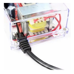 KIT MINI FUENTE REGULADA LM317 1.25V-6V CON VOLTMETRO Y CASE KIT-MFR