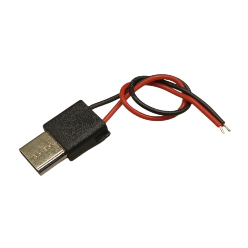 JACK USB TIPO C PARA CHASIS CON CABLE MACHO