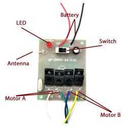 CONTROL REMOTO NARANJA 2.4G