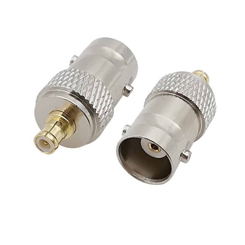 ADAPTADOR BNC HEMBRA JACK A MCX MACHO PLUG MINIATRUA COAXIAL OSC. DSO152 BNC-MCX