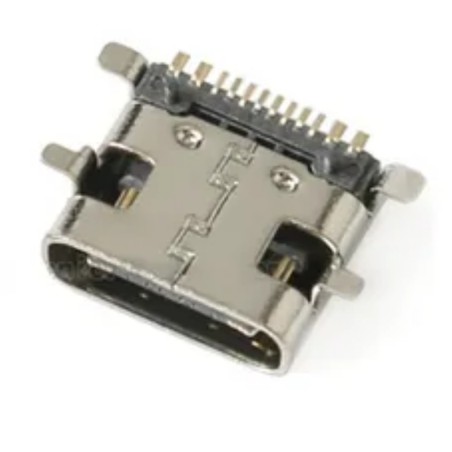 CONECTOR HEMBRA TIPO C PARA IMPRESO 12 PINS