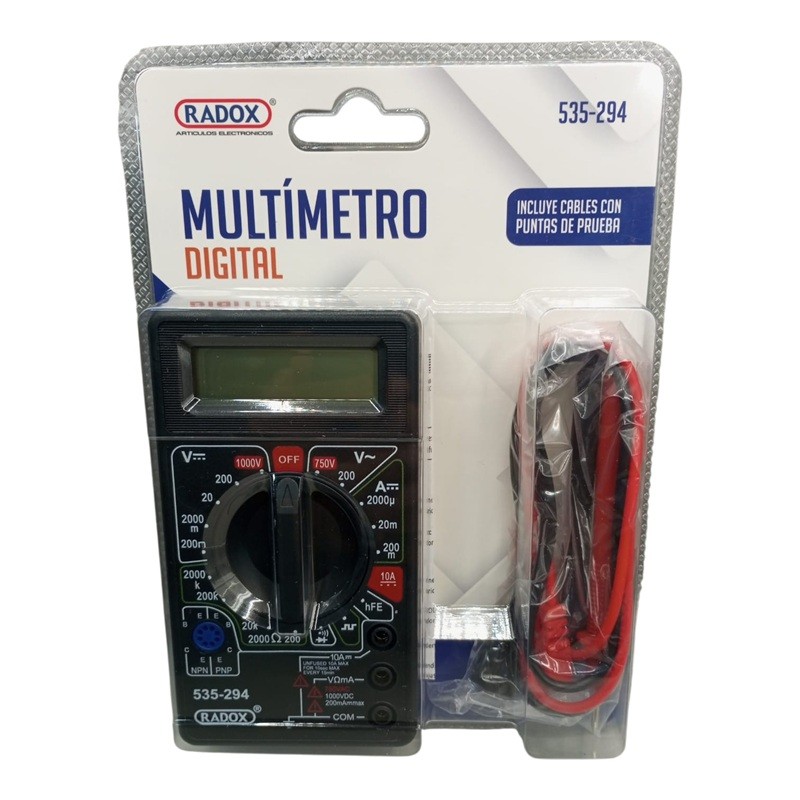 MULTIMETRO DIGITAL ESCOLAR 535-294