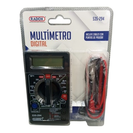 MULTIMETRO DIGITAL ESCOLAR 535-294