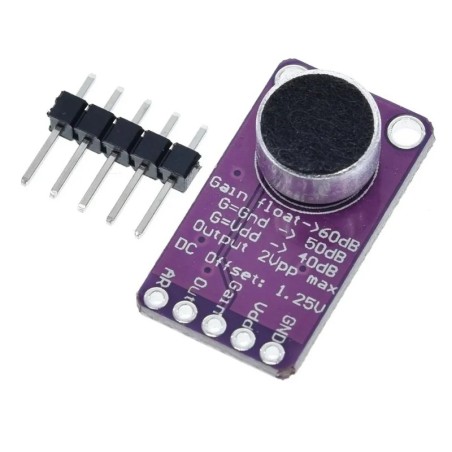 MAX9814 PLACA AMPLIFICADORA ARDUINO AGC