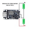 MODULO DE CARGA RAPIDA 15W 2S 3S TIPO C