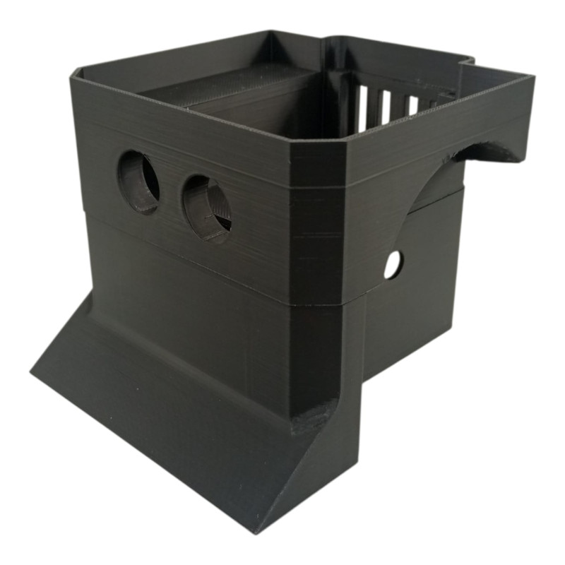 CHASIS MINI SUMO AUTONOMO 3D (10X10 CM) PARA MOTORREDUCTOR AMARILLO