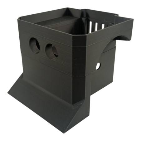 CHASIS MINI SUMO AUTONOMO 3D (10X10 CM) PARA MOTORREDUCTOR AMARILLO