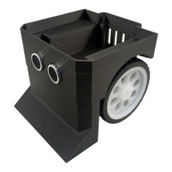 CHASIS MINI SUMO AUTONOMO 3D (10X10 CM) PARA MOTORREDUCTOR AMARILLO