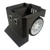 CHASIS MINI SUMO AUTONOMO 3D (10X10 CM) PARA MOTORREDUCTOR AMARILLO