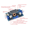 XL4015 MODULO STEP DOWN DC-DC 5A DISPLAY CON PUERTO USB