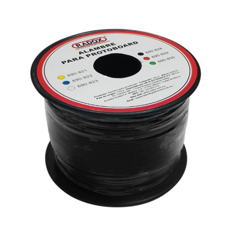 CARRETE 100 MTS ALAMBRE PARA PROTOBOARD