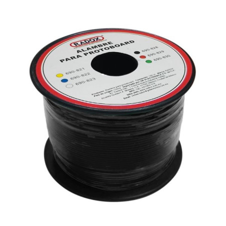 CARRETE 100 MTS ALAMBRE PARA PROTOBOARD