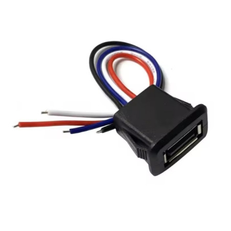 CABLE USB 2.0 CON CONECTOR TIPO A HEMBRA DE 4 PINES