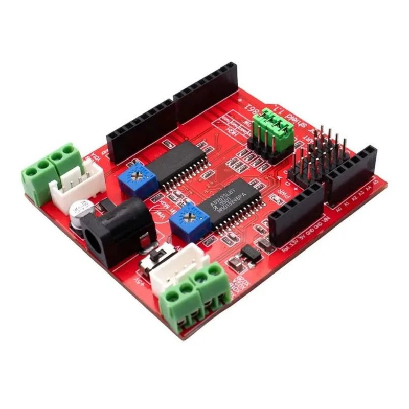 SHIELD CONTROLADOR DE MOTORES PASO A PASO A3967 DUAL COMPATIBLE CON ARDUINO UNO R3