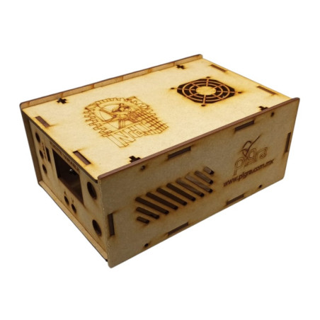 CHASIS MDF PARA FUENTE PIGRA CAJA PLACA ROJA CHAS-FR